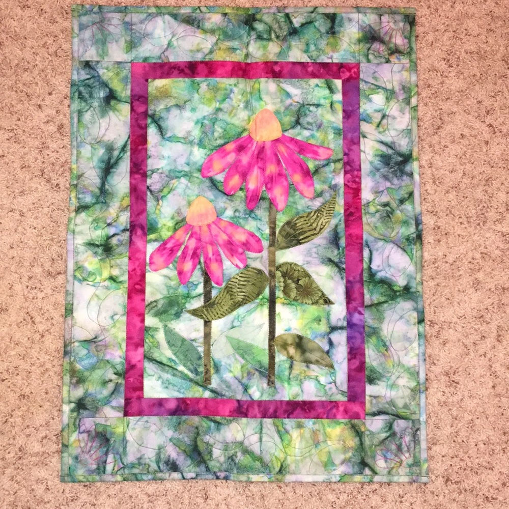 Watercolor hand made tapestry set.